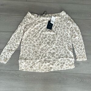 Leopard Off the Shoulder Top